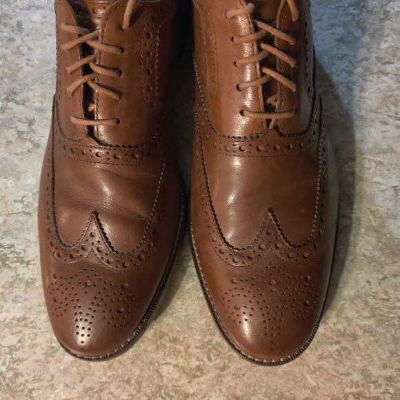 Cole Haan Shoes Men 9 M Chestnut Brown Air Wingtip Oxfords Cambridge main image 4